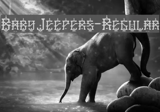 BabyJeepers-Regular Font examples