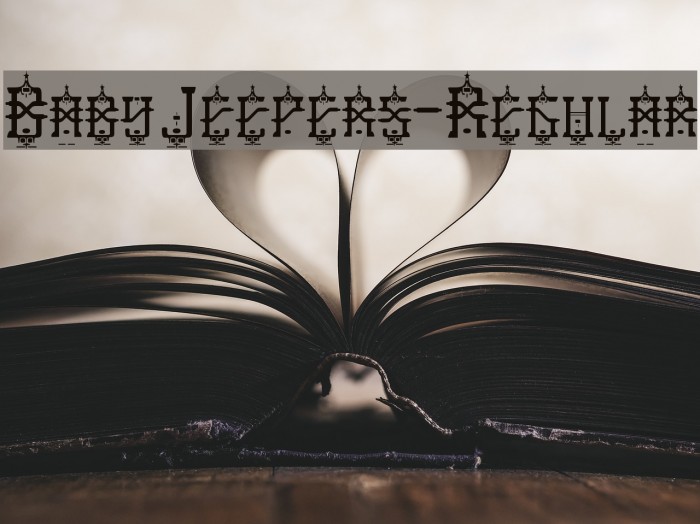 BabyJeepers-Regular Font examples
