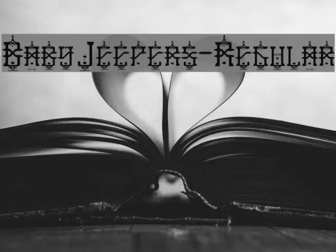 BabyJeepers-Regular Font examples