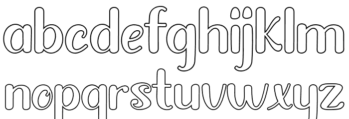 BabyMasterline Font Litere mici
