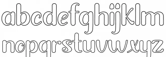 BabyMasterline Caratteri MINUSCOLO