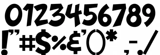 BabyMonsta Font OTHER CHARS