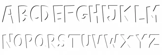 BabyMonstaInner Font Litere mari