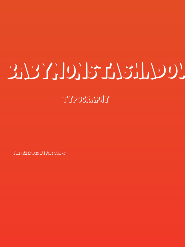 BabyMonstaShadow Poster