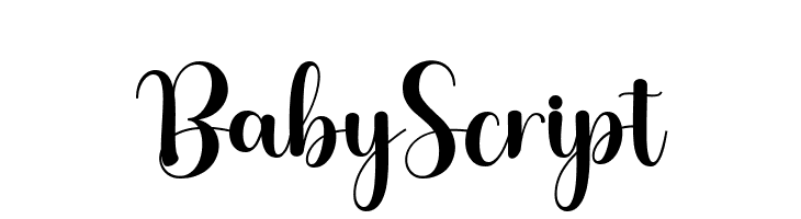 BabyScript  les polices de caractères gratuit tlcharger