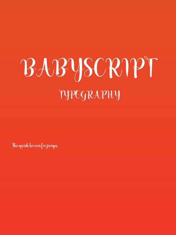 BabyScript Poster