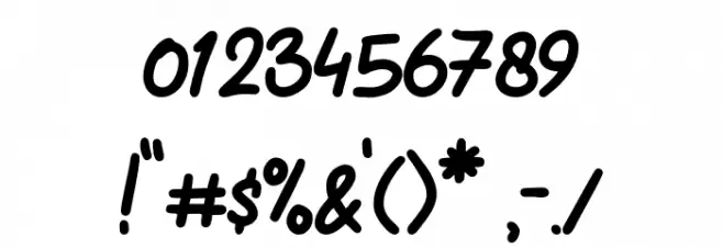 BabySoul-Regular Font OTHER CHARS