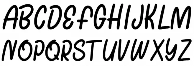 BabySoul-Regular Font UPPERCASE
