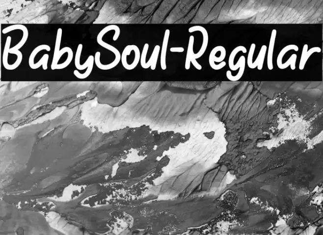 BabySoul-Regular Font examples