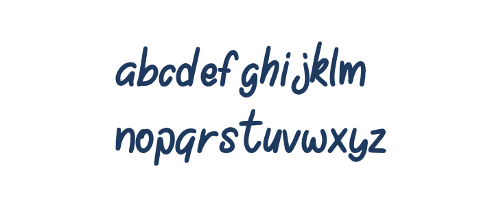 BabySoul-Regular Lowercase