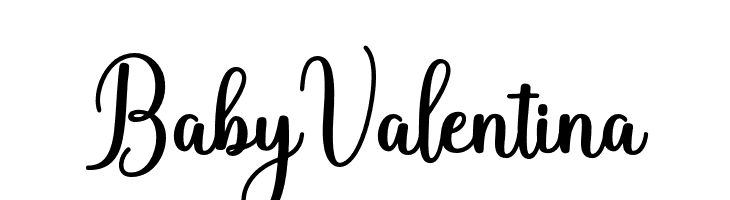 BabyValentina  Frei Schriftart Herunterladen