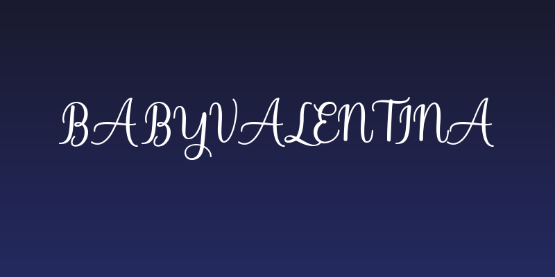 BabyValentina Social Header