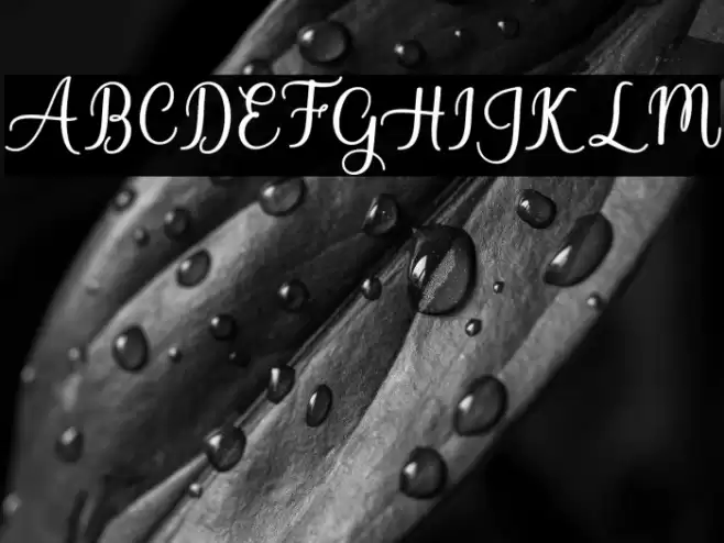 BabyValentina Font examples