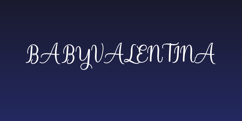 BabyValentina Social Header