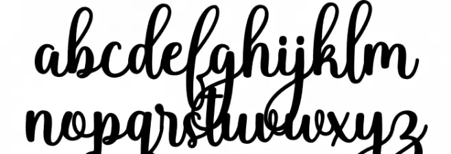 BabyValentina Caratteri MINUSCOLO