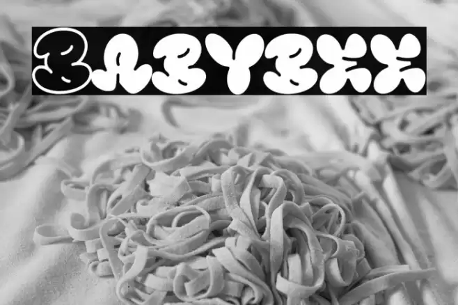 Babybee Font examples