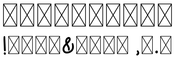 Babybo Font OTHER CHARS