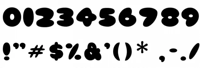 Babycakes Font OTHER CHARS