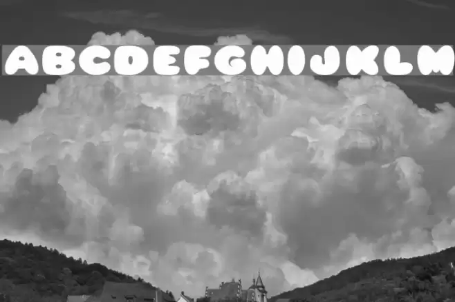 Babycakes Font examples