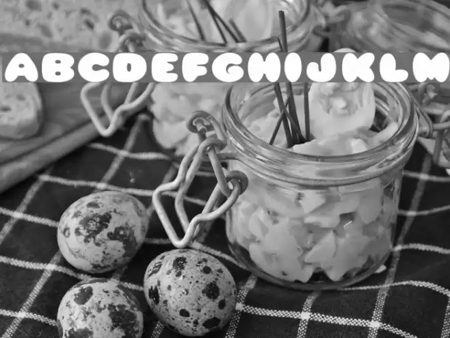 Babycakes Font examples