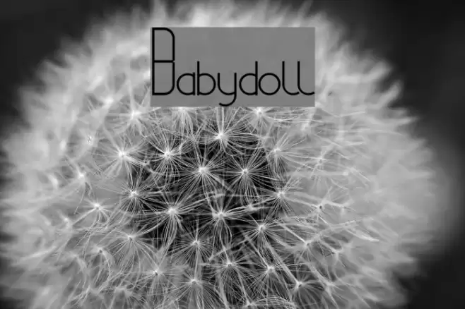 Babydoll Font examples