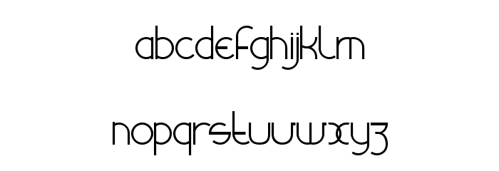 Babydoll Font LOWERCASE