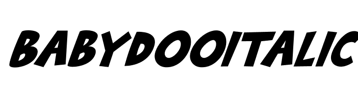 Babydoo Italic  नि: शुल्क फ़ॉन्ट्स डाउनलोड