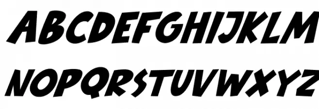 Babydoo Italic Polices MAJUSCULES