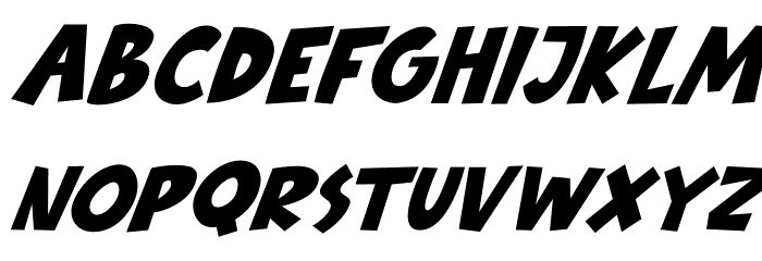 Babydoo Italic Font LOWERCASE