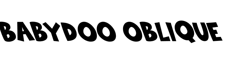 Babydoo Oblique  Frei Schriftart Herunterladen
