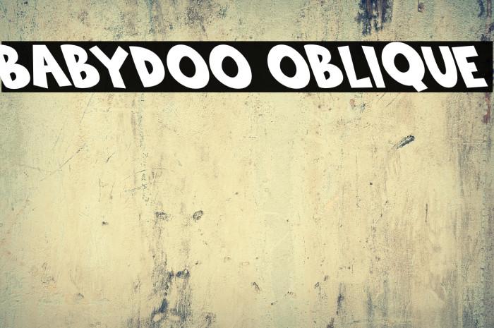 Babydoo Oblique Example 1