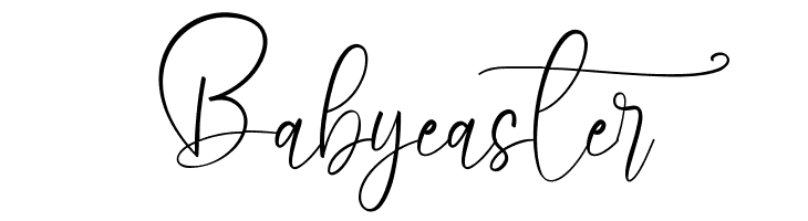 Babyeaster Schriftart