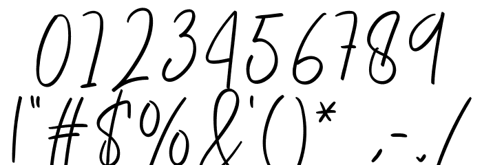 Babyeaster Schriftart Anderer Schreiben