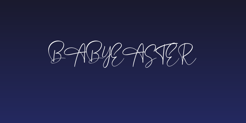 Babyeaster Social Header