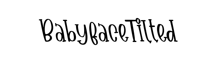Babyface Tilted  Fuentes Gratis Descargar