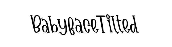 Babyface Tilted  Fuentes Gratis Descargar