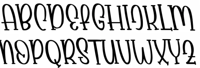 Babyface Tilted Font UPPERCASE