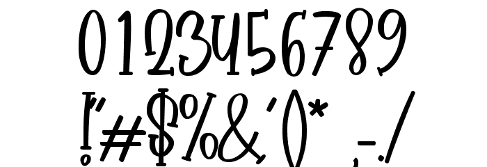 Babyface Font OTHER CHARS