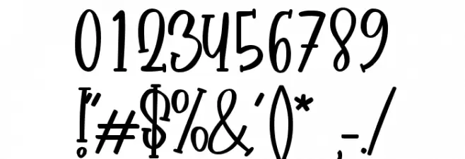 Babyface Font OTHER CHARS