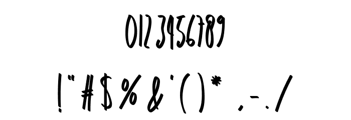 Babyfish Font OTHER CHARS