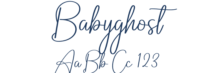 Babyghost Font Preview
