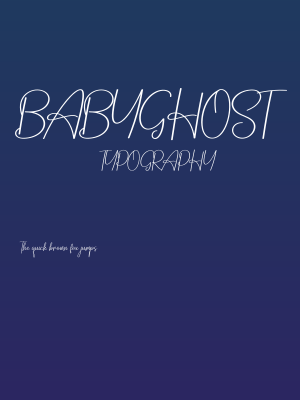 Babyghost Poster