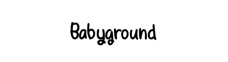 Babyground Font