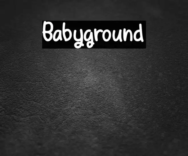 Babyground Example 1