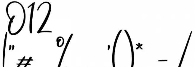 Babyhome Font OTHER CHARS