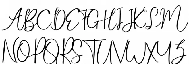 Babyhome Schriftart Groß