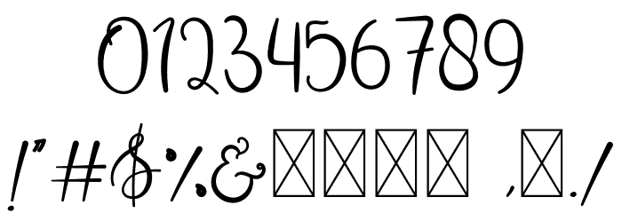 Babyla Free Font OTHER CHARS