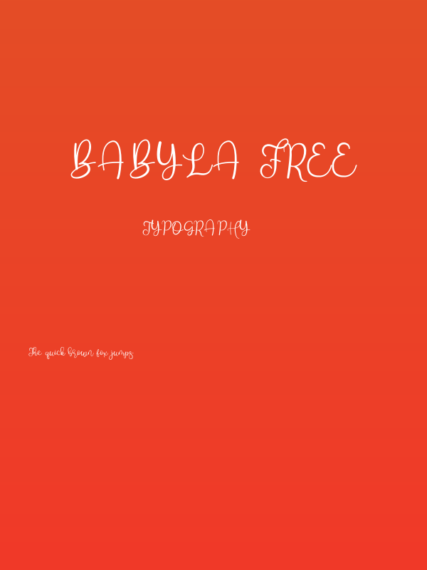 Babyla Free Poster