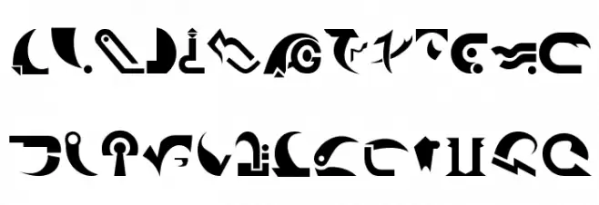 Babylon Centaur フォント 大文字