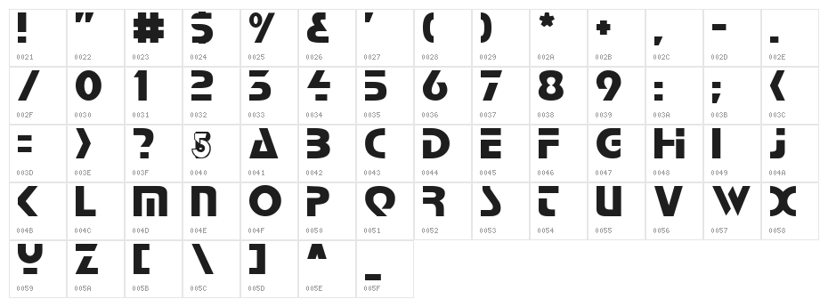 Babylon Industrial Character Map